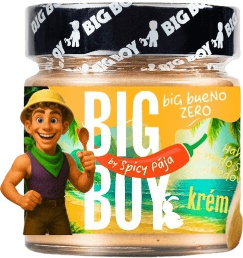 Big boy spicy pája - jemný lískový krém s březovým cukrem 220 g