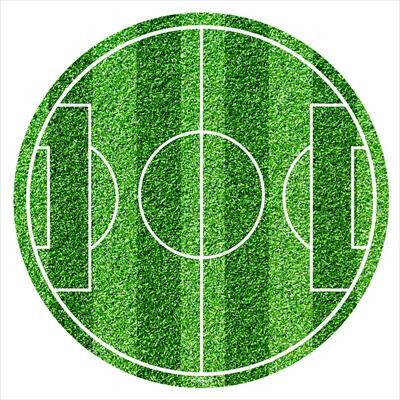 Dekora Jedlý papier na tortu - Futbalové ihrisko 20 cm