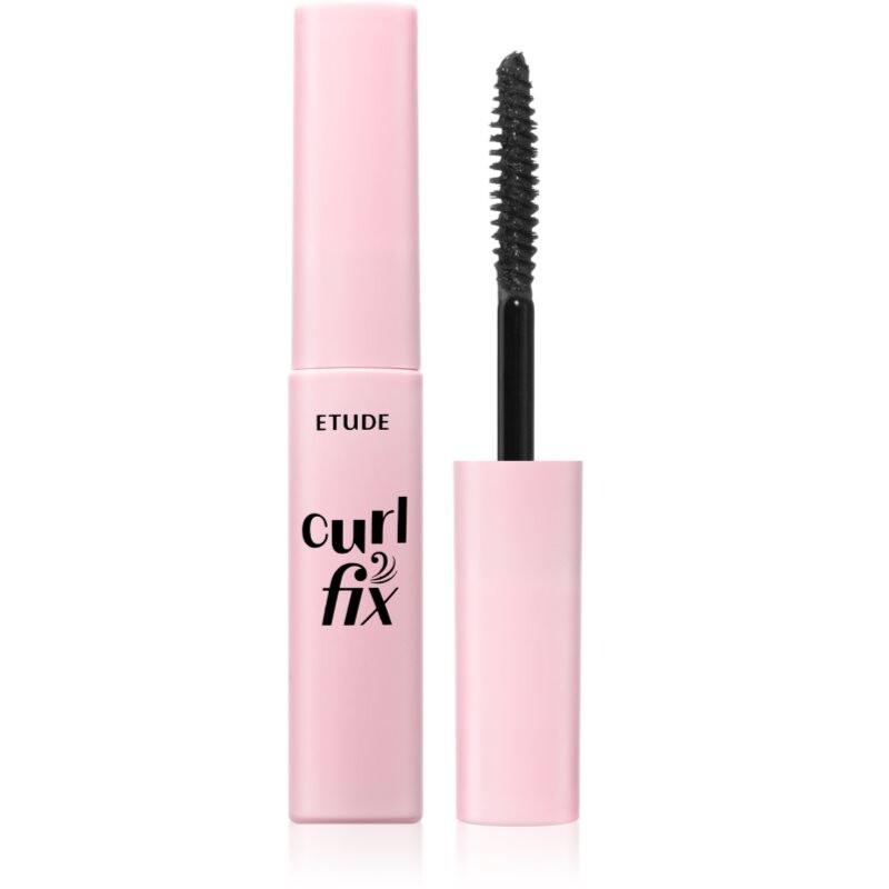 ETUDE Curl Fix Mascara Mini vodeodolná riasenka pre objem a natočenie mihalnic odtieň Black 4 g