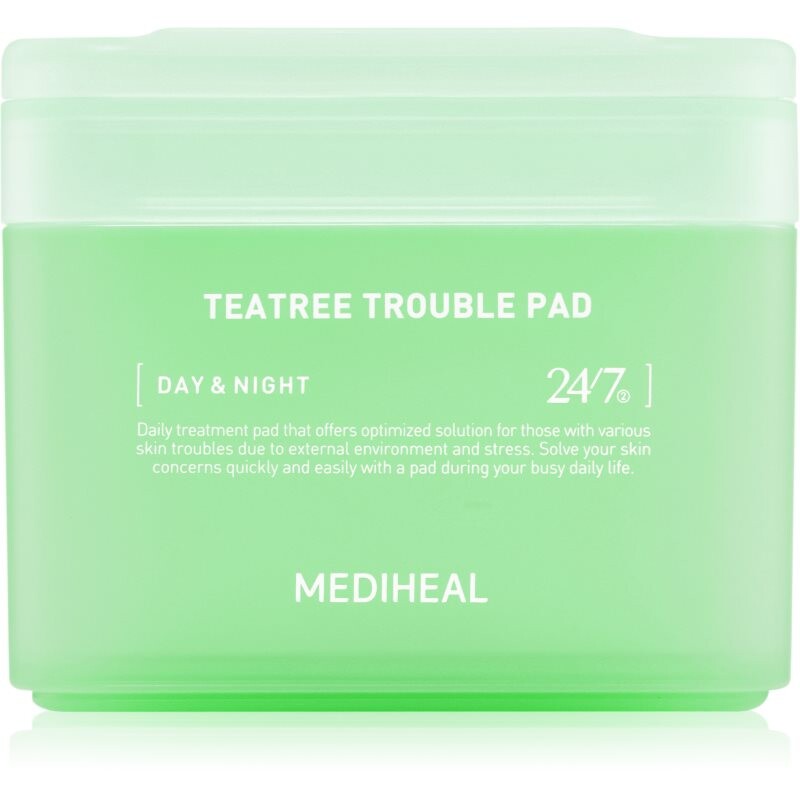 MEDIHEAL Teatree Trouble Pad tonizačné vankúšiky s upokojujúcim účinkom 100 ks