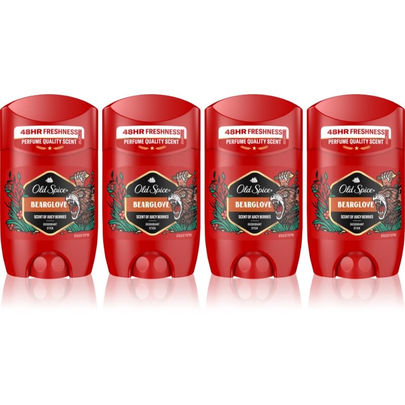 Old Spice Bearglove výhodné balenie tuhých dezodorantov pre mužov