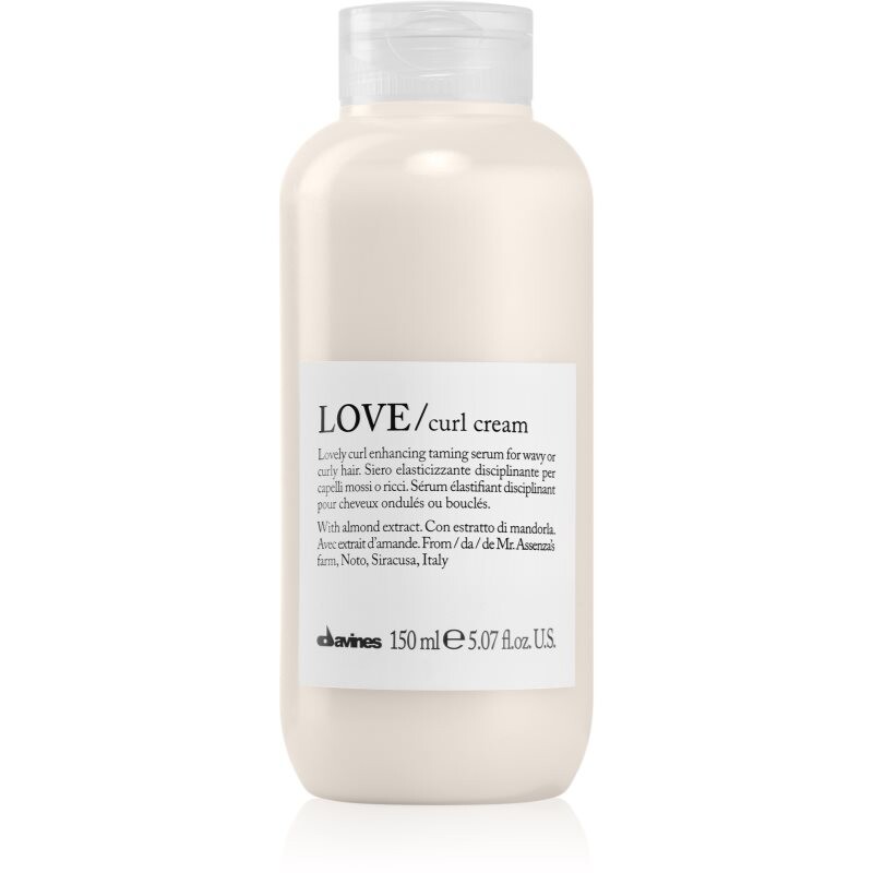 Davines Love Curl Cream stylingový krém pre definíciu vĺn pre nepoddajné a krepovité vlasy 150 ml