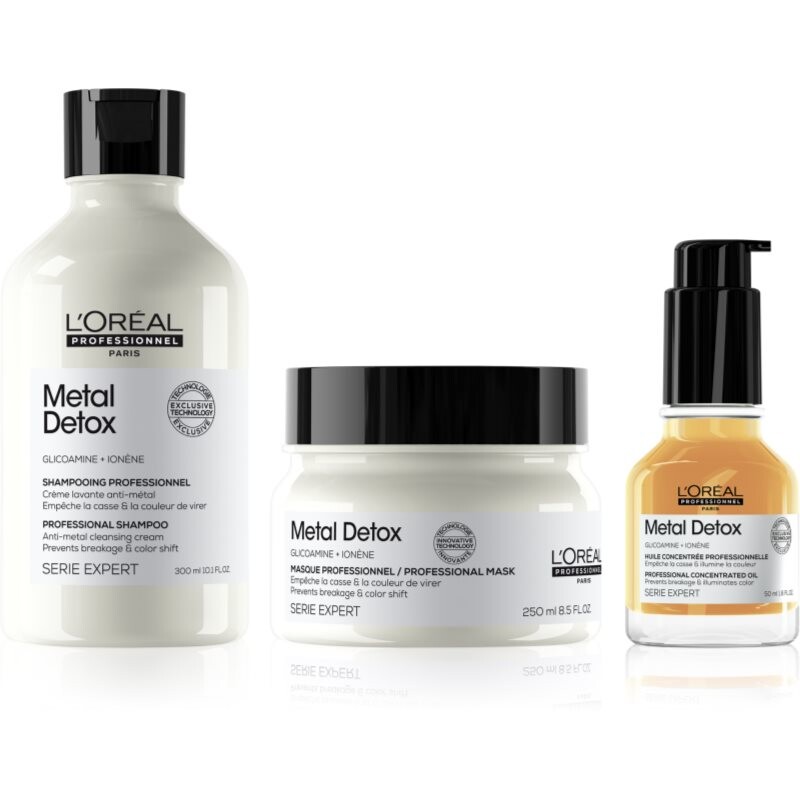 L’Oréal Professionnel Serie Expert Metal Detox výhodné balenie pre poškodené vlasy