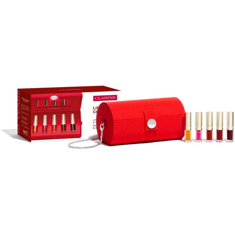 Clarins Lip Comfort Oil Collection darčeková sada pre perfektný vzhľad