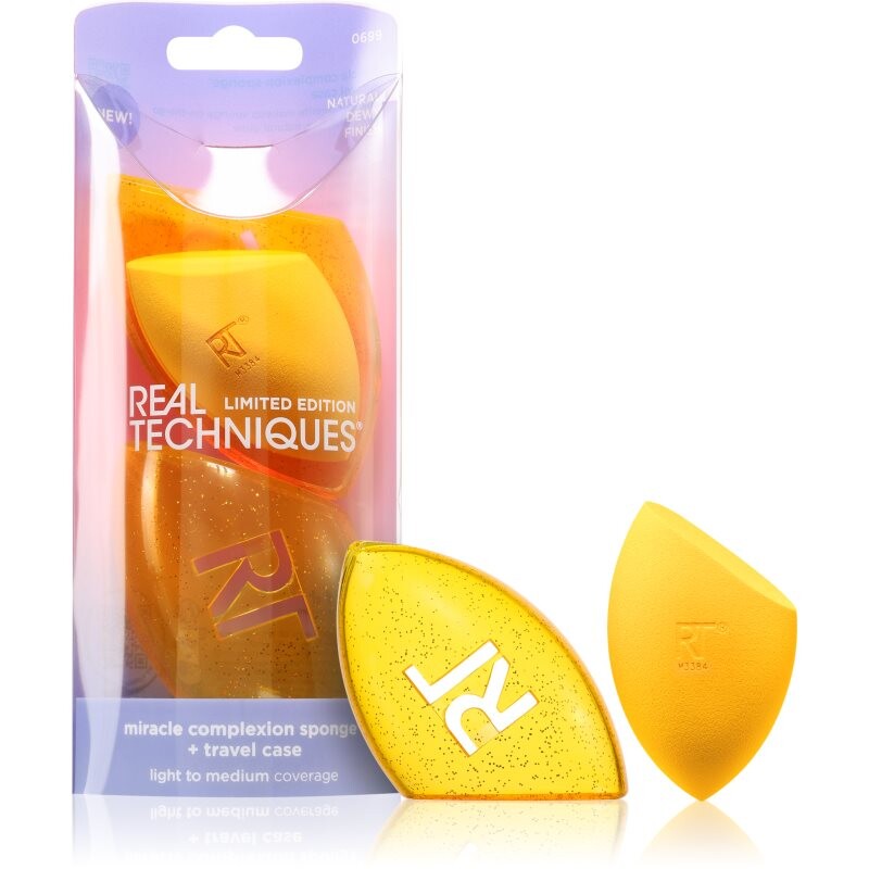Real Techniques Miracle Complexion Sponge & Case hubka na make-up 2 ks
