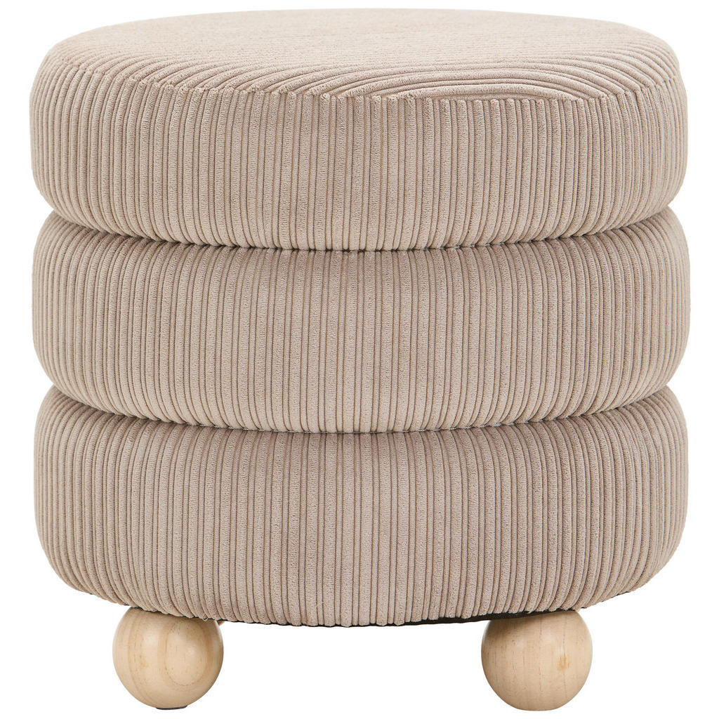 Xora TABURETKA, drevo, textil, 42/41/42 cm