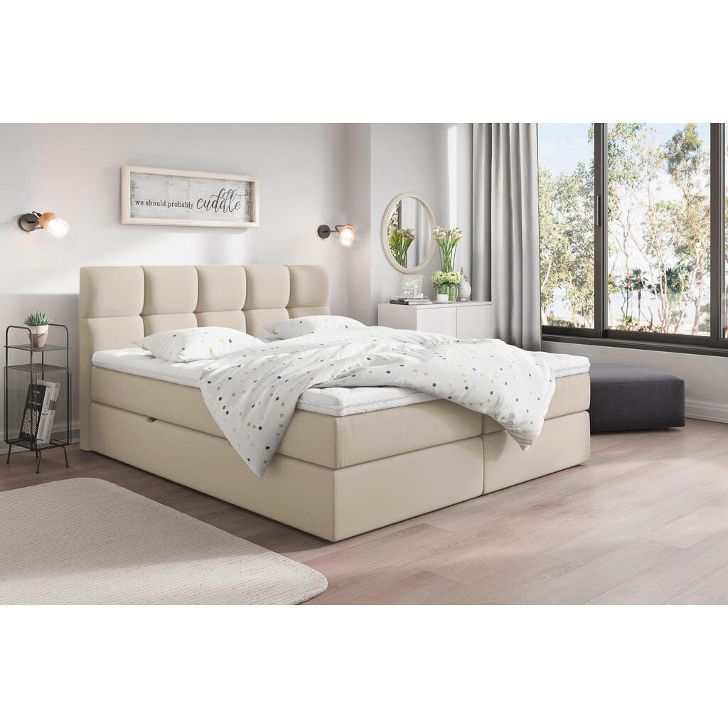 Livetastic AMERICKÁ POSTEĽ, 140/200 cm, krémová