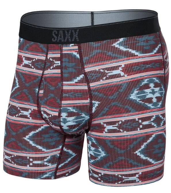 Saxx QUEST QDM BOXER BRIEF FLY ikať stripe-multi Veľkosť: XXL