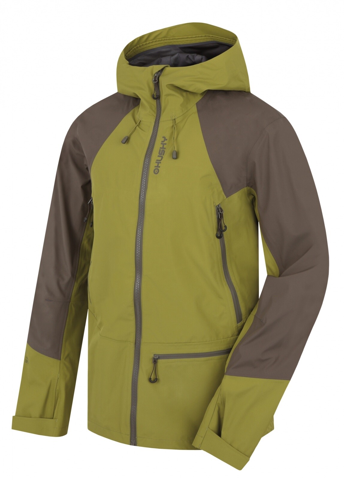Husky Pánska hardshell bunda Nanola M khaki/green Veľkosť: L