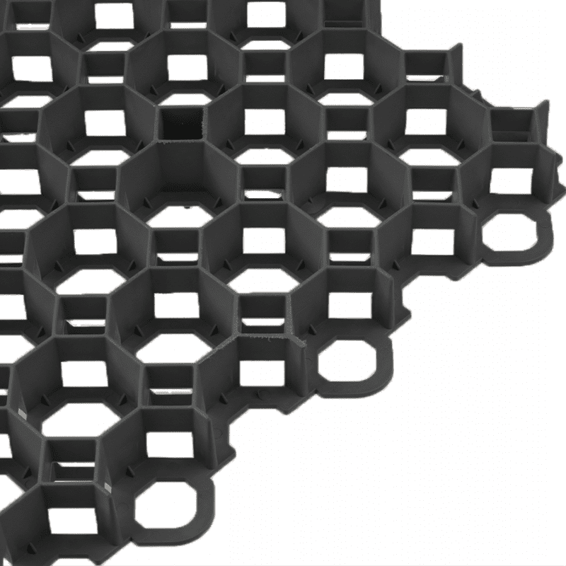 Covernit Zatravňovací plastová tvárnice Covergrid Profi čierna, 470 x 470 x 62 mm