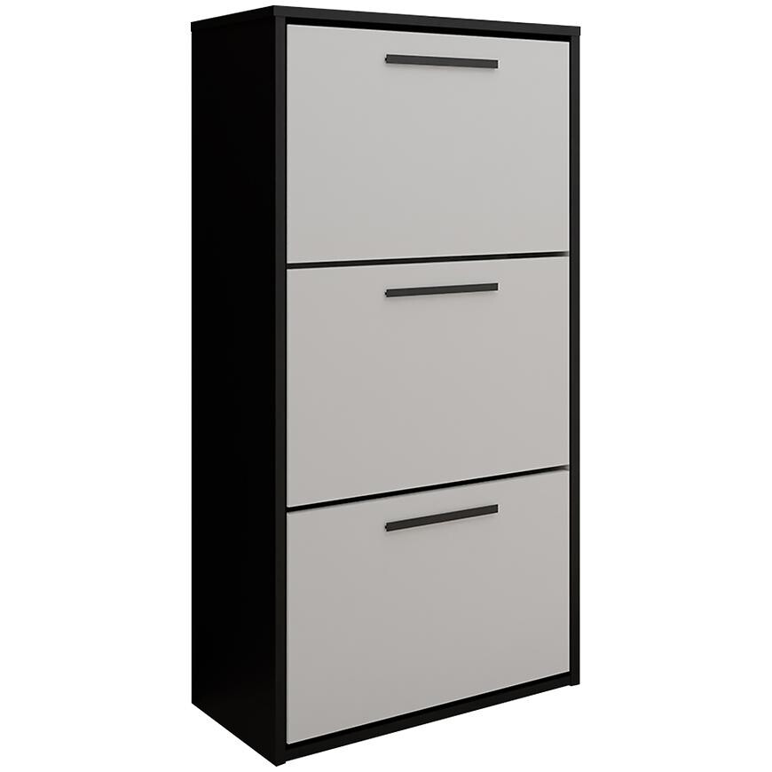 Skrinka na topánky Asper Stojaci Fr. biela/čierna