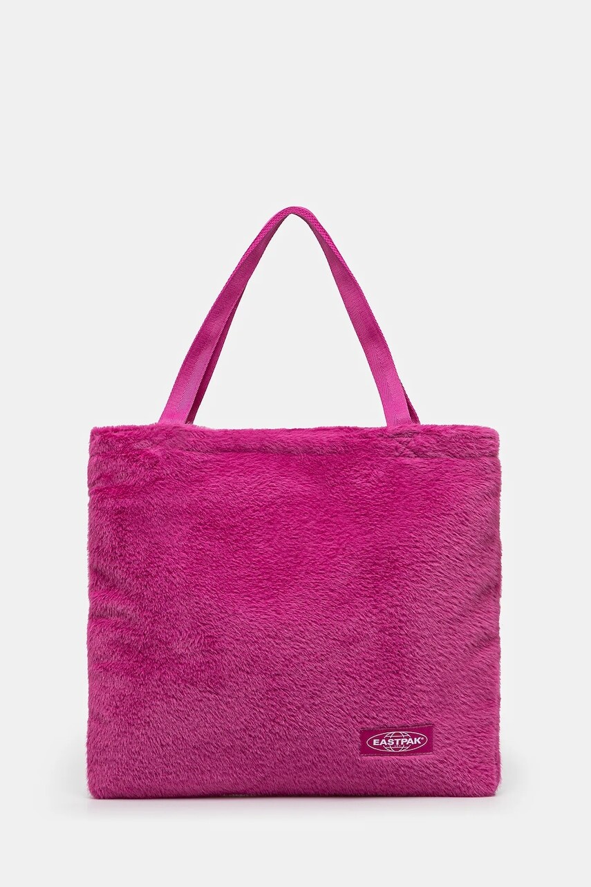 Taška Eastpak Charlie Fuzzy ružová farba, EK0A5BCK2Q91