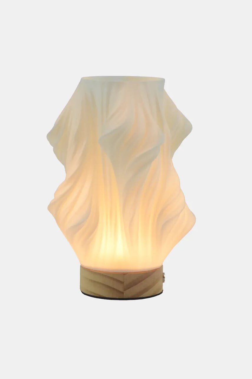 Bezdrôtová led stolná lampa Palais Royal 21 cm biela farba