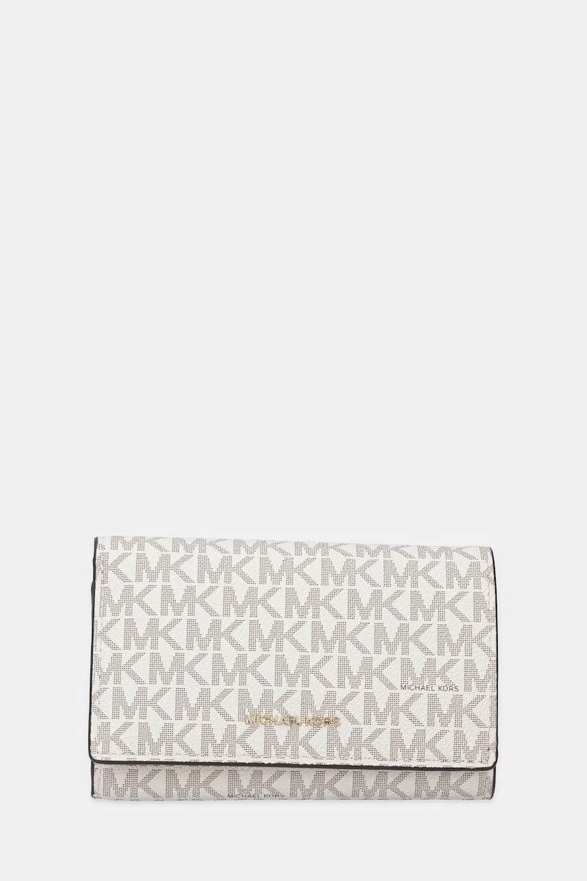 Peňaženka MICHAEL Michael Kors dámska, béžová farba, 32T5GJ6D9B