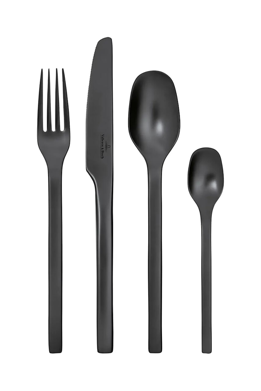 Sada príborov pre 4 osoby Villeroy & Boch čierna farba