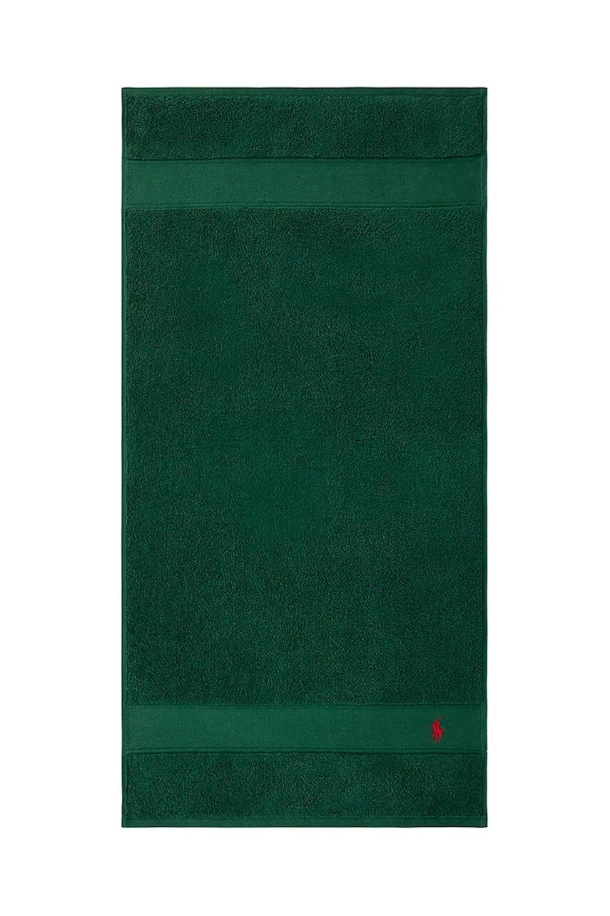 Bavlnený uterák Ralph Lauren Polo Player College Green 50 x 100 cm zelená farba