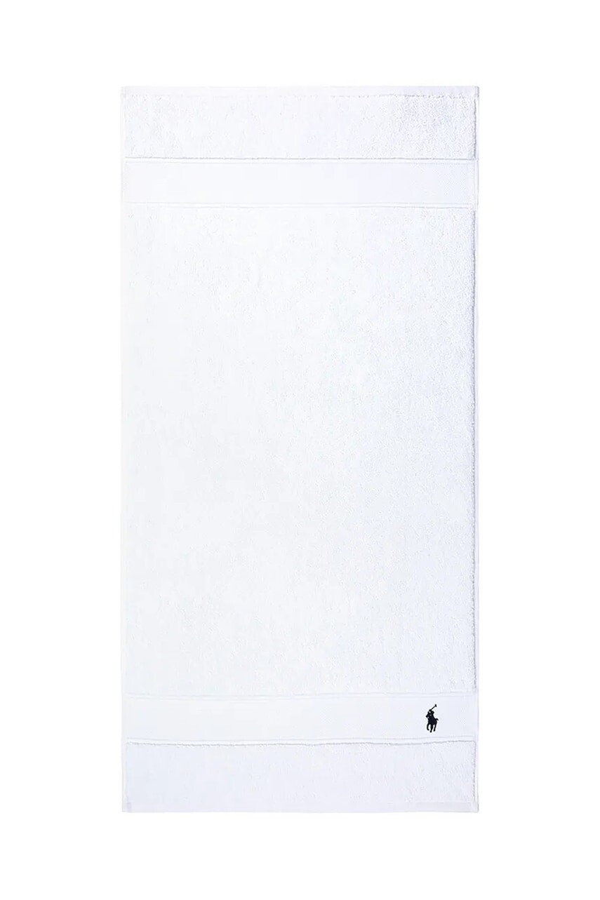Bavlnený uterák Ralph Lauren Polo Player White 55 x 100 cm biela farba