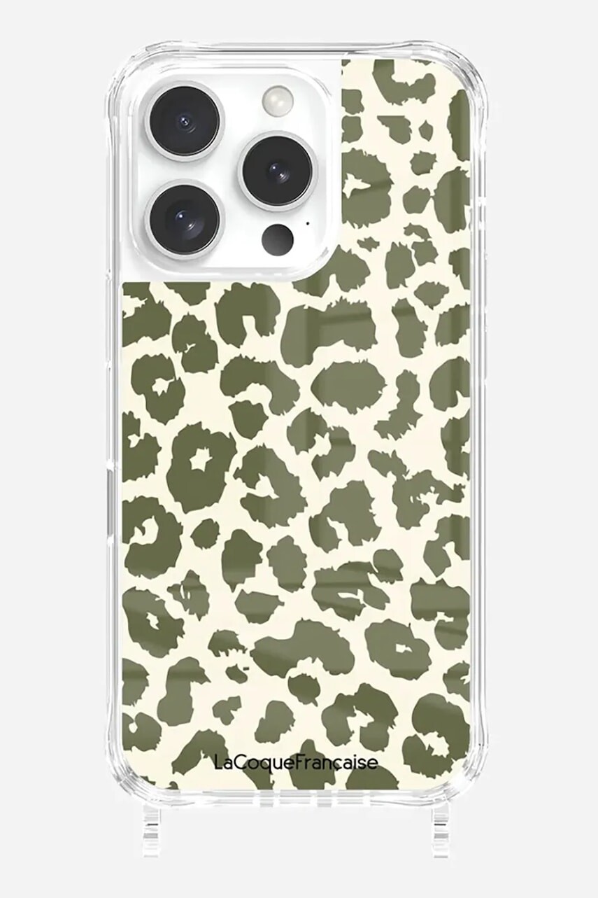 Puzdro na mobil LaCoqueFrançaise iPhone 16 zelená farba