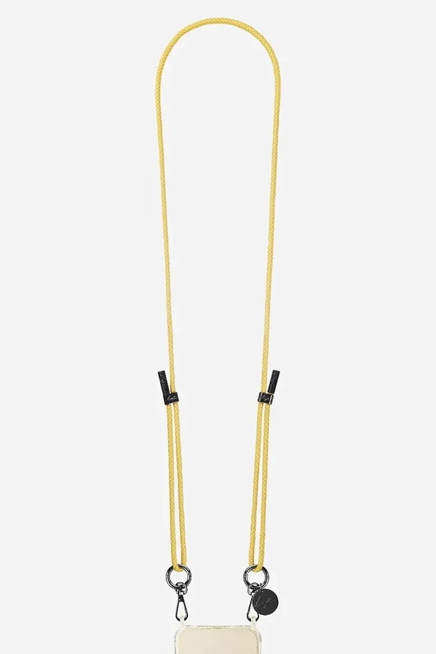 Remienok na telefón LaCoqueFrançaise 90-170 CM žltá farba