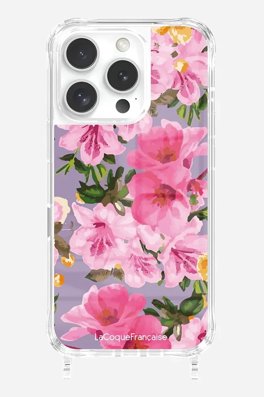 Puzdro na mobil LaCoqueFrançaise iPhone 16 ružová farba