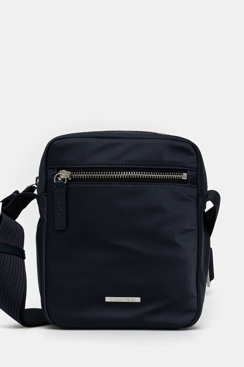 Malá taška Calvin Klein tmavomodrá farba, LV04D3176G