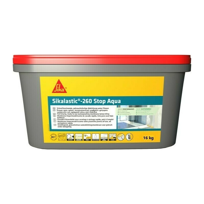 Stierka hydroizolačná Sikalastic-260 Stop Aqua 7 kg