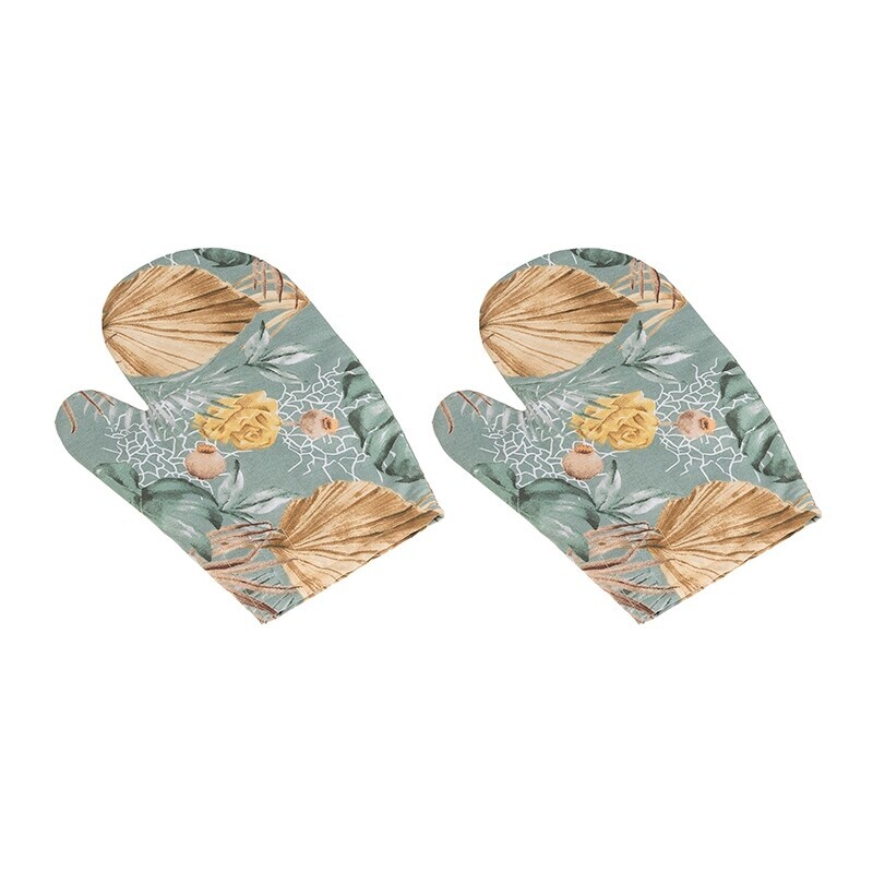 Bellatex Kuchynská chňapka Monstera sivá, 28 x 18 cm, 2 ks