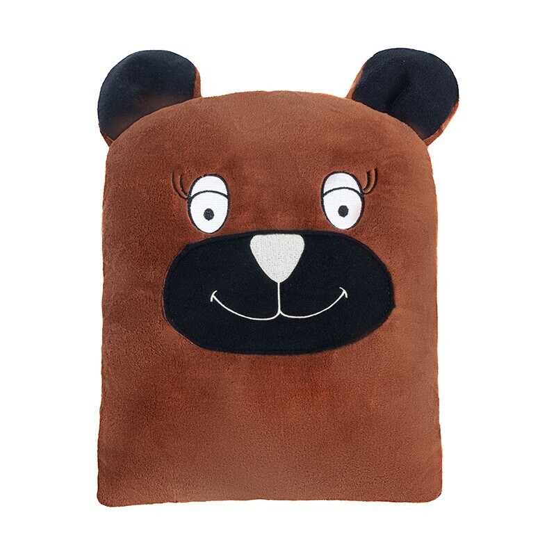 Bellatex Tvarovaný vankúšik Medvedík, 35 x 40 cm