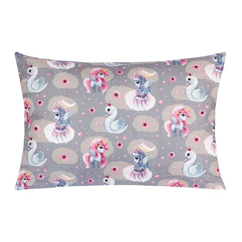 Bellatex Vankúš VIOLA Jednorožec, labuť , 40 x 60cm