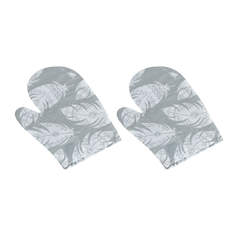 Bellatex Kuchynská chňapka Pierko sivá, 28 x 18 cm, 2 ks