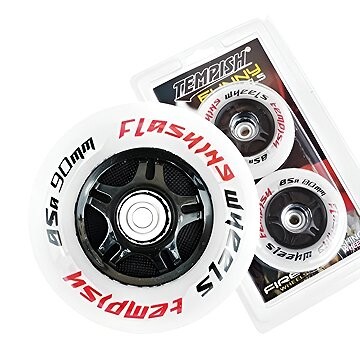Tempish Flashing 76 × 24 85A, red 2 ks