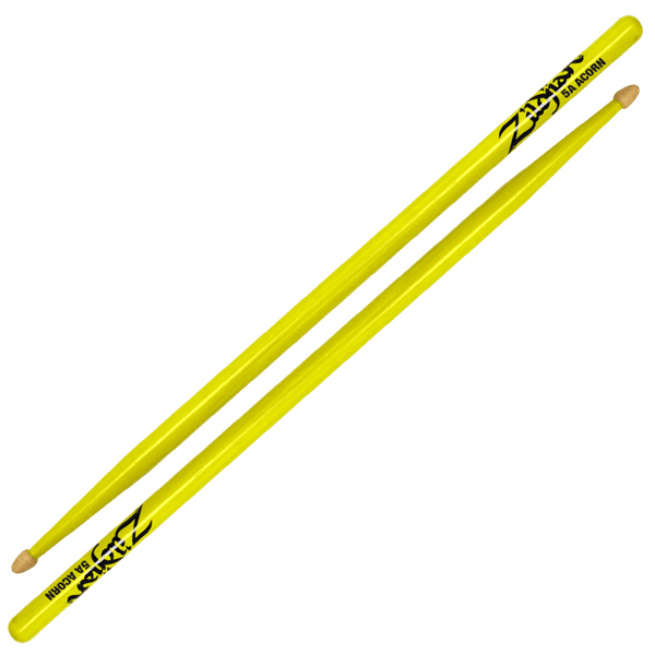 ZILDJIAN 5A Acorn Wood Neon Yellow