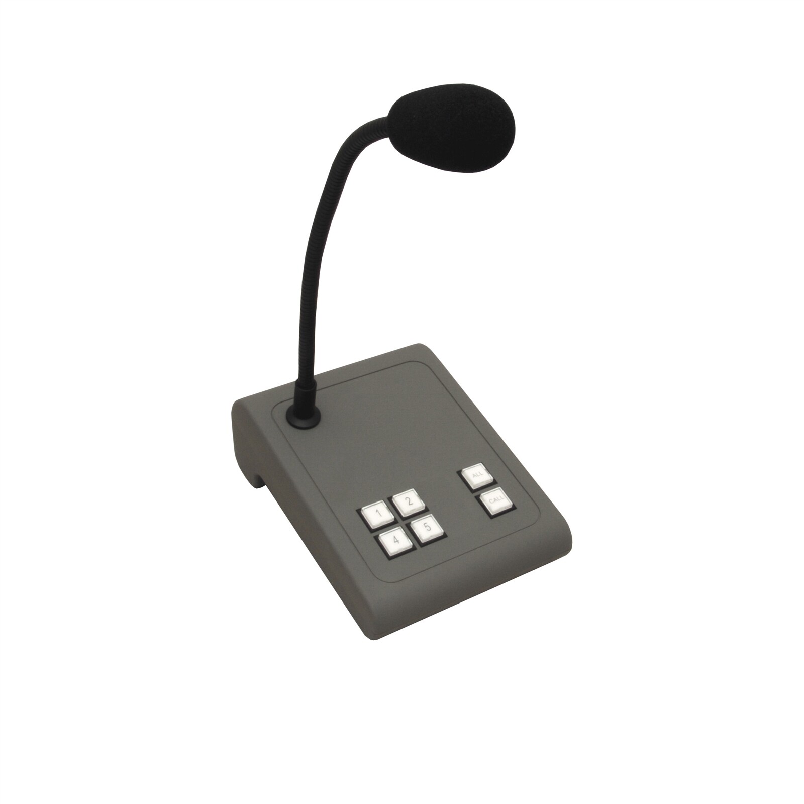Apart 4-Zone paging microphone with gooseneck for use with ZONE4