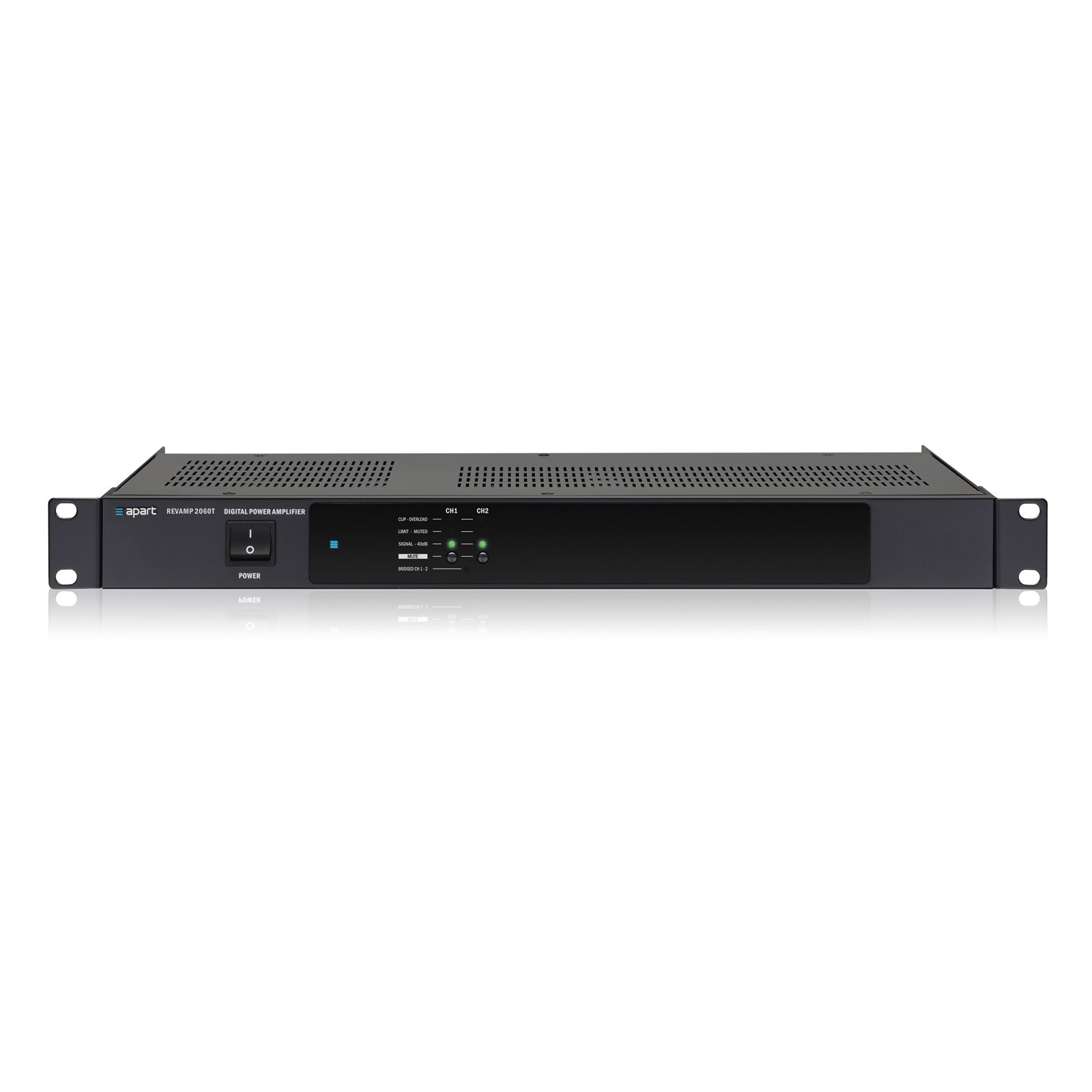 Apart REVAMP2060T, 2-channel digital power amplifier, 2 x 60 Watts @ 100 Volts