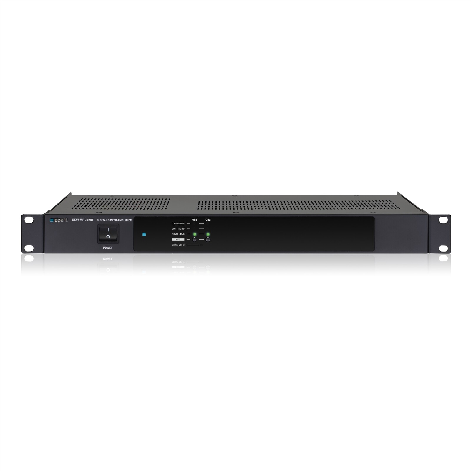 Apart REVAMP2120T, 2-channel digital power amplifier, 2 x 120 Watts @ 100 Volts