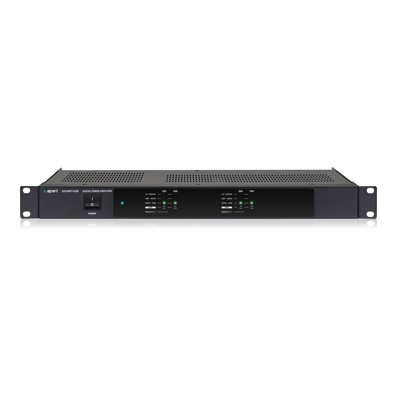 Apart REVAMP4100, 4-channel digital power amplifier 4 x 100 watts (RMS)