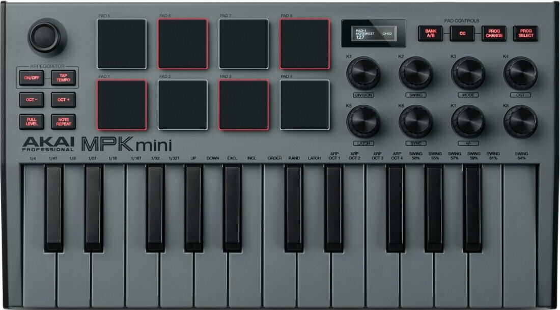 Akai MPK mini MK3 Grey