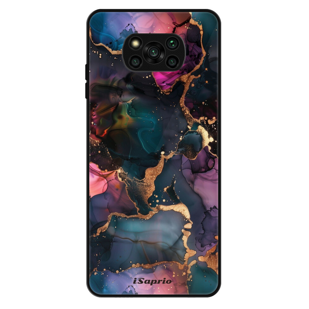 Lesklé puzdro Exclusive iSaprio - Dark Marble 10 - Xiaomi Poco X3 Pro / X3 NFC