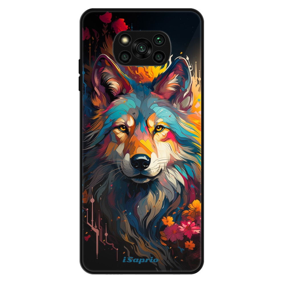 Lesklé puzdro Exclusive iSaprio - Mysterious Wolf - Xiaomi Poco X3 Pro / X3 NFC