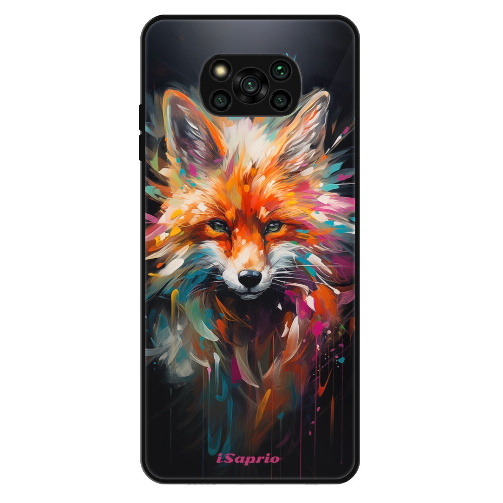 Lesklé puzdro Exclusive iSaprio - Neon Fox - Xiaomi Poco X3 Pro / X3 NFC