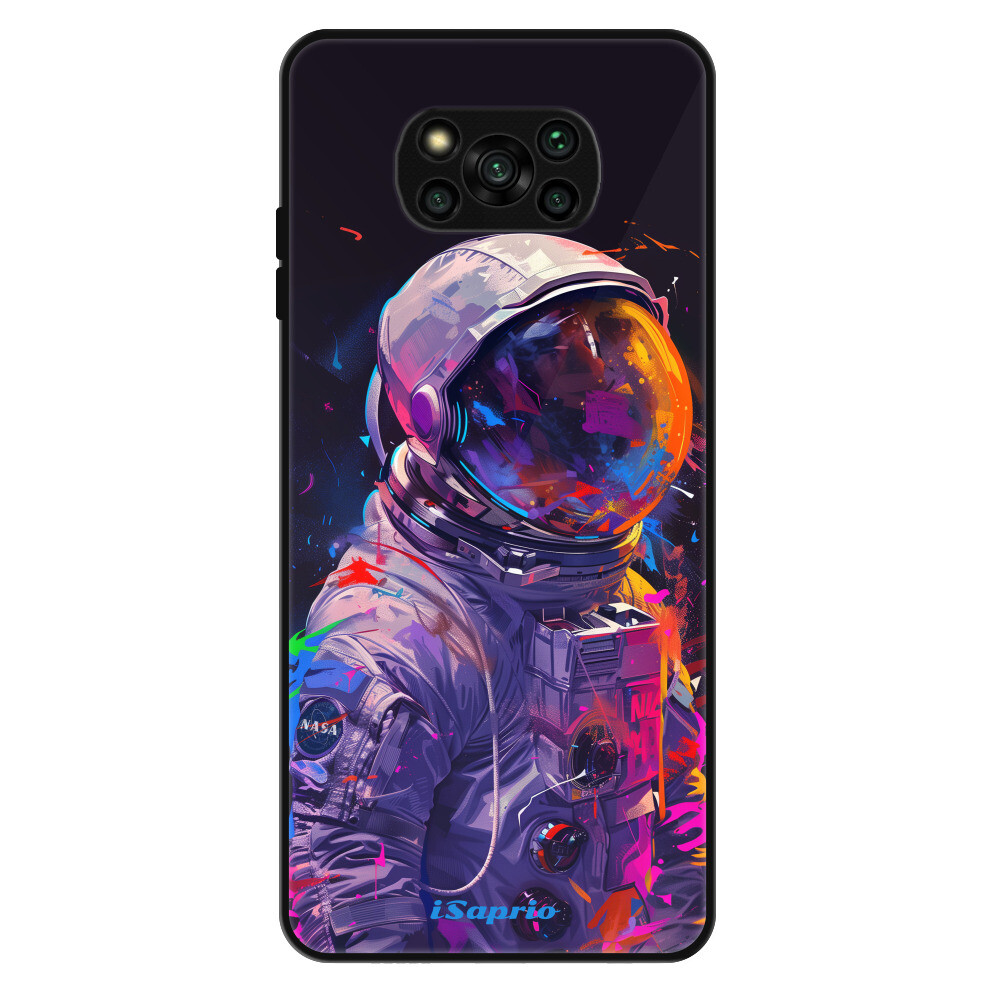 Lesklé puzdro Exclusive iSaprio - Neon Astronaut - Xiaomi Poco X3 Pro / X3 NFC