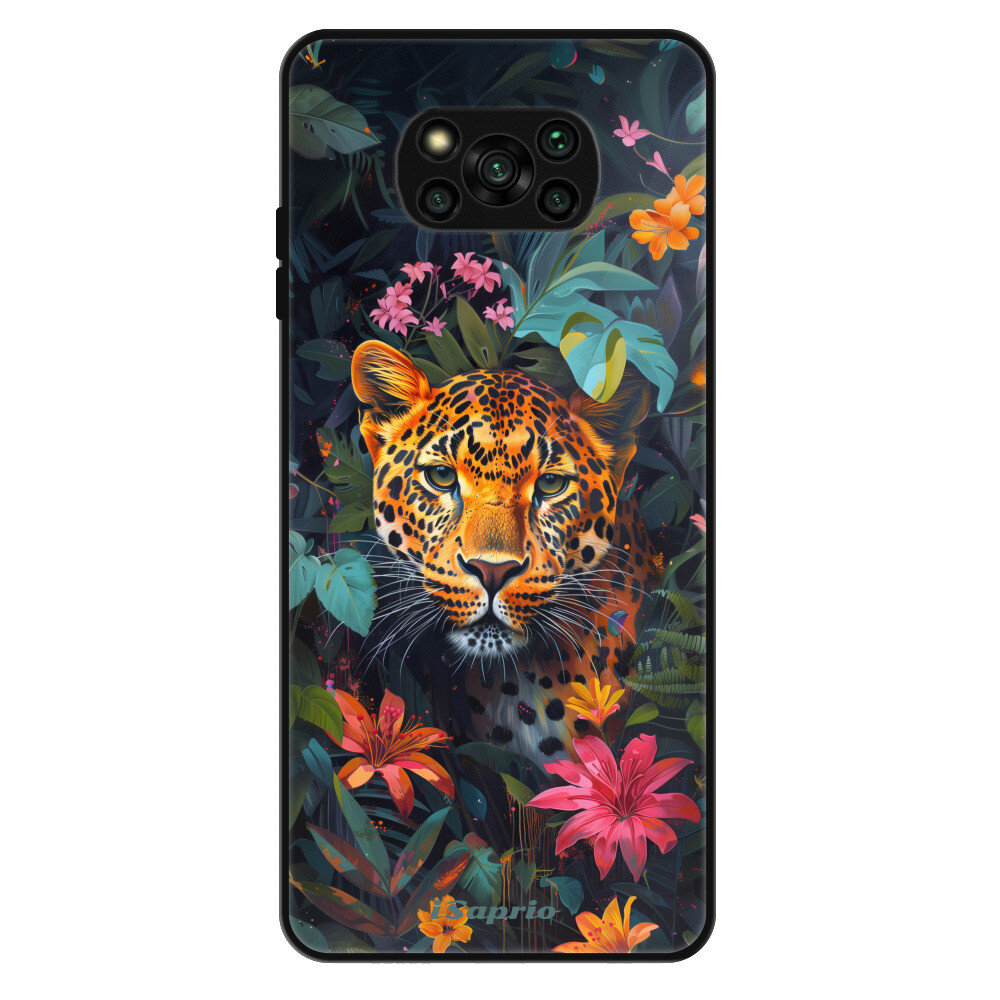 Lesklé puzdro Exclusive iSaprio - Flower Jaguar - Xiaomi Poco X3 Pro / X3 NFC