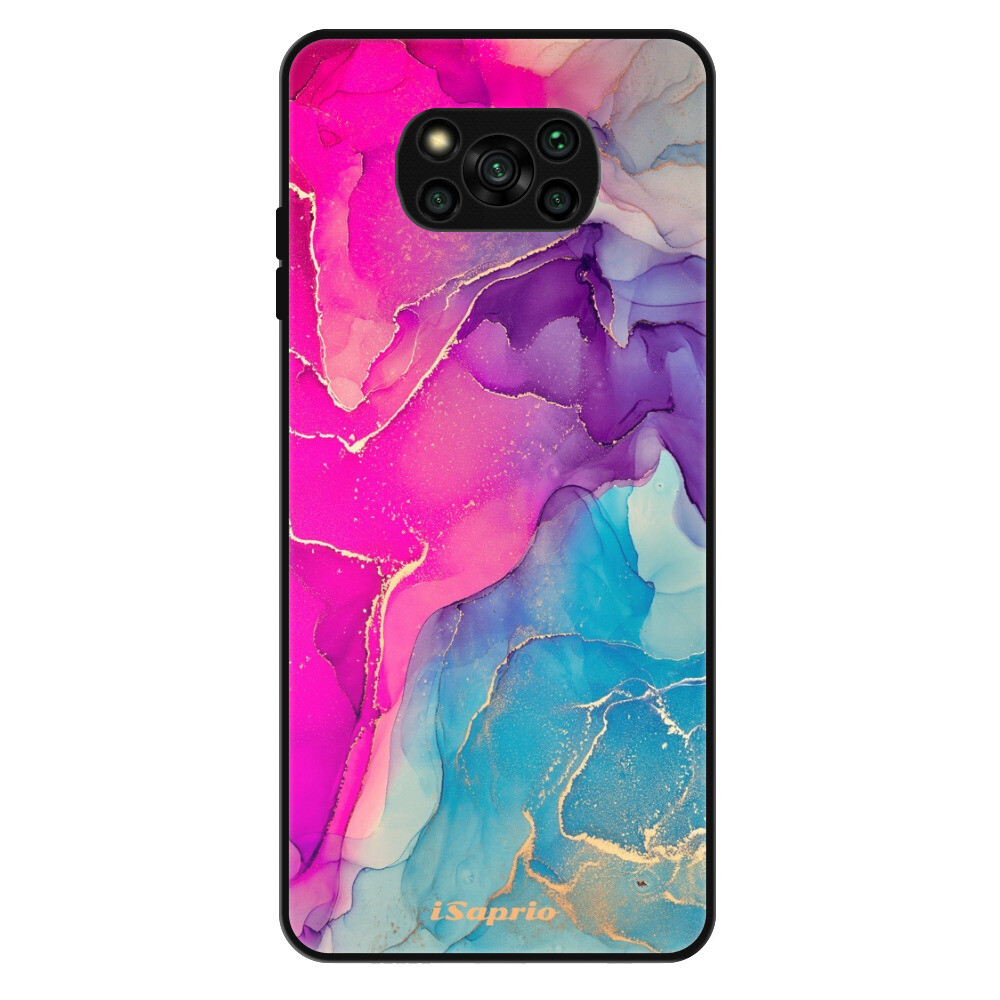 Lesklé puzdro Exclusive iSaprio - Purple Ink - Xiaomi Poco X3 Pro / X3 NFC