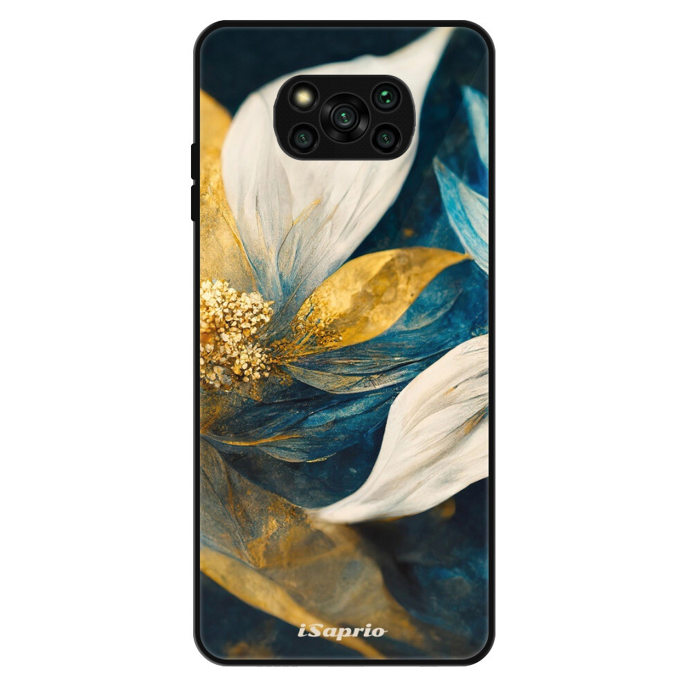 Lesklé puzdro Exclusive iSaprio - Gold Petals - Xiaomi Poco X3 Pro / X3 NFC