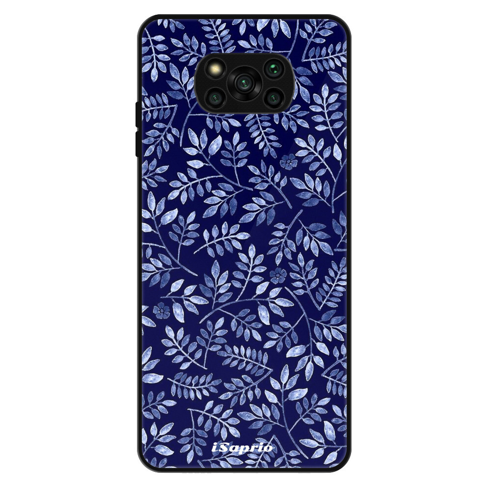 Lesklé puzdro Exclusive iSaprio - Blue Leaves 05 - Xiaomi Poco X3 Pro / X3 NFC