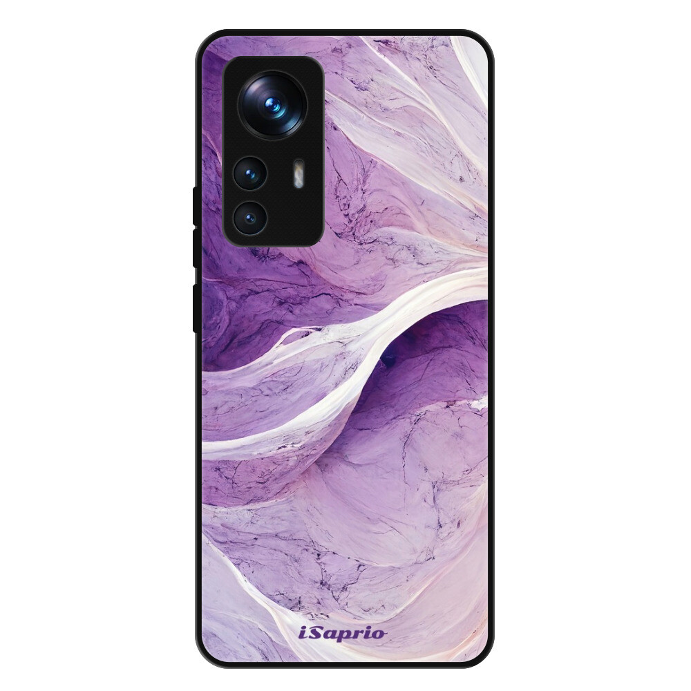 Lesklé puzdro Exclusive iSaprio - Purple Paint 10 - Xiaomi 12T / 12T Pro
