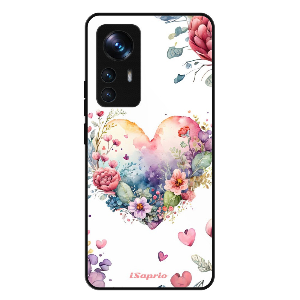 Lesklé puzdro Exclusive iSaprio - Floral Heart - Xiaomi 12T / 12T Pro