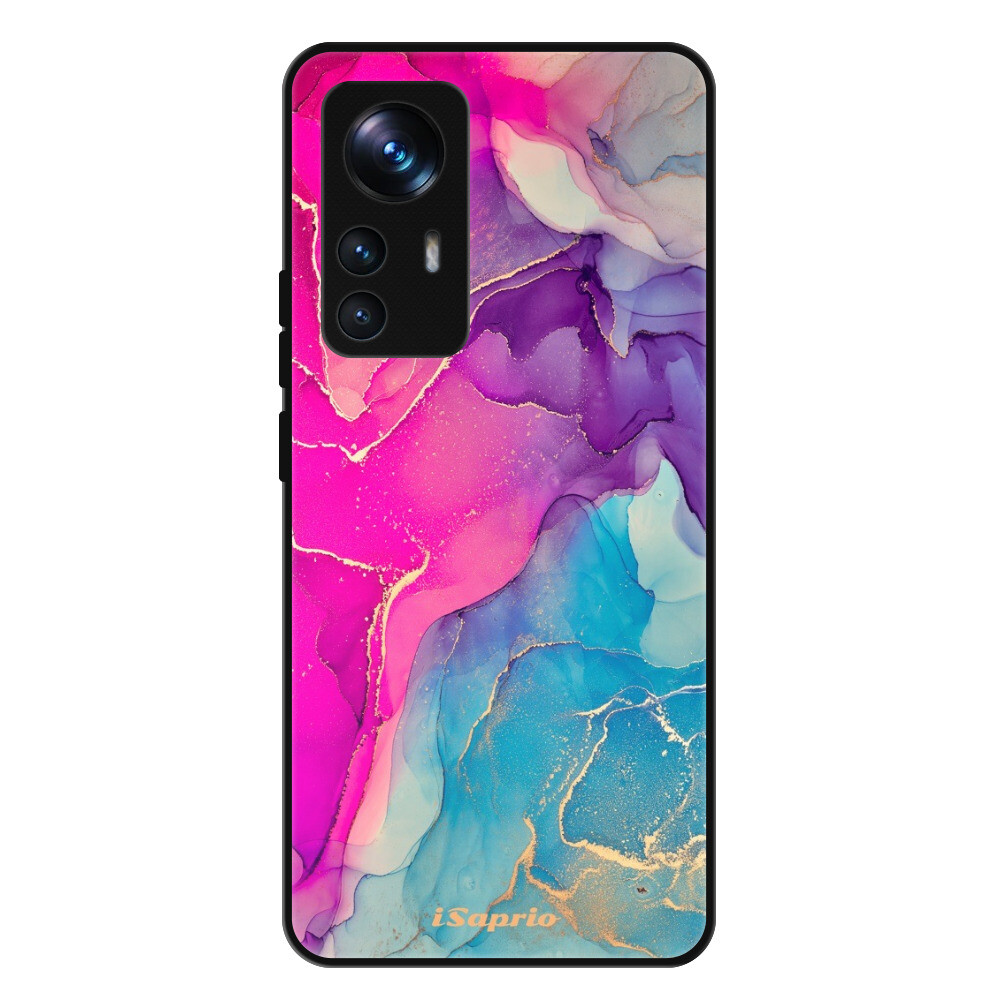 Lesklé puzdro Exclusive iSaprio - Purple Ink - Xiaomi 12T / 12T Pro