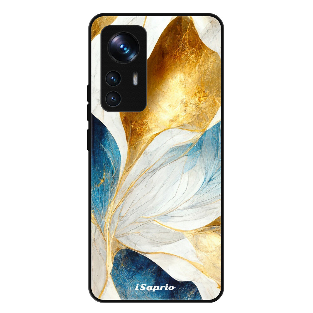Lesklé puzdro Exclusive iSaprio - Blue Leaves - Xiaomi 12T / 12T Pro