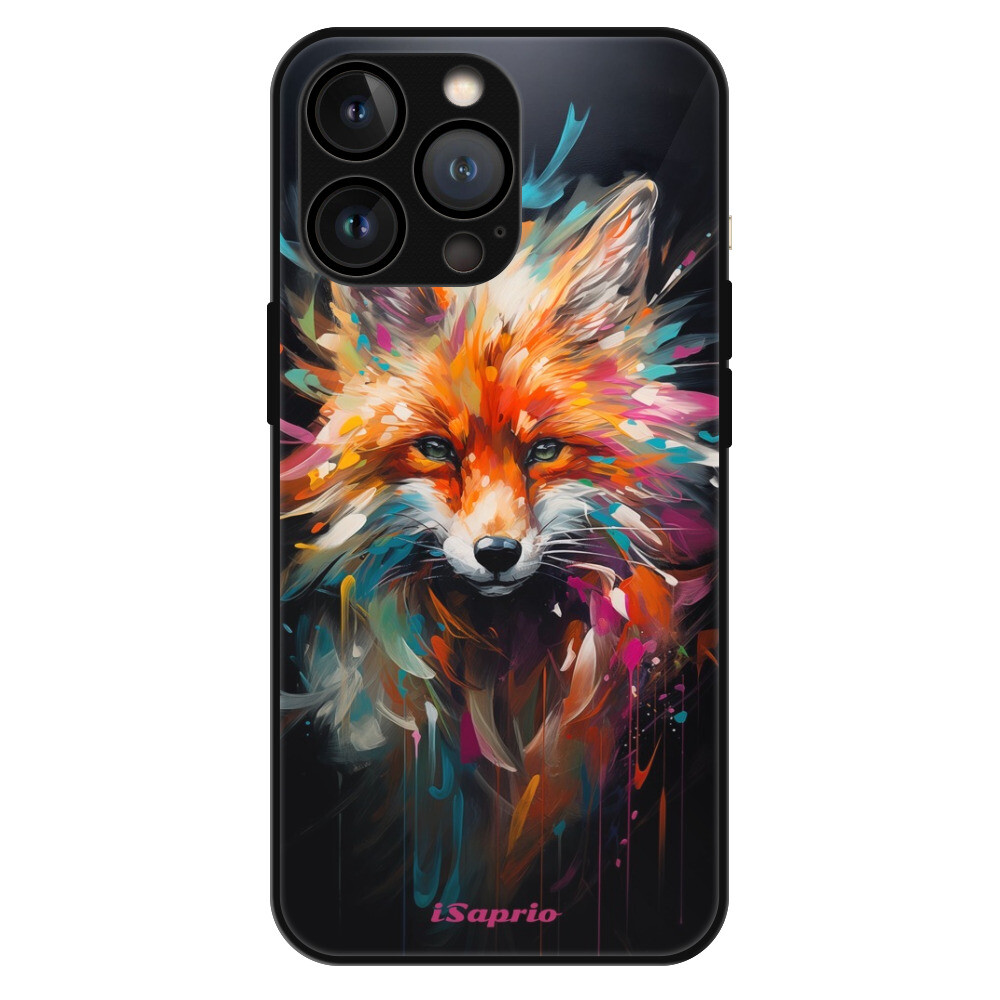 Lesklé puzdro MagSafe iSaprio - Neon Fox - iPhone 13 Pro Max
